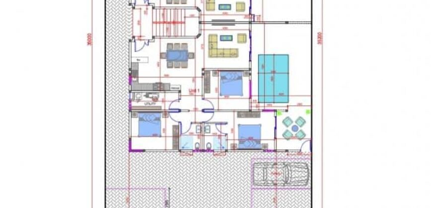 Investissez dans un projet de 5 appartements avec piscine commune, situé dans un quartier résidentiel et paisible à Flic en Flac