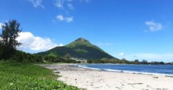 Vente d’un magnifique appartement meublé avec piscine commune à la Baie de Tamarin, offrant un accès direct à la plage.